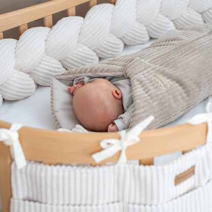 Pucksack Cord mitwachsend - Wärmender Ganzjahres Babyschlafsack