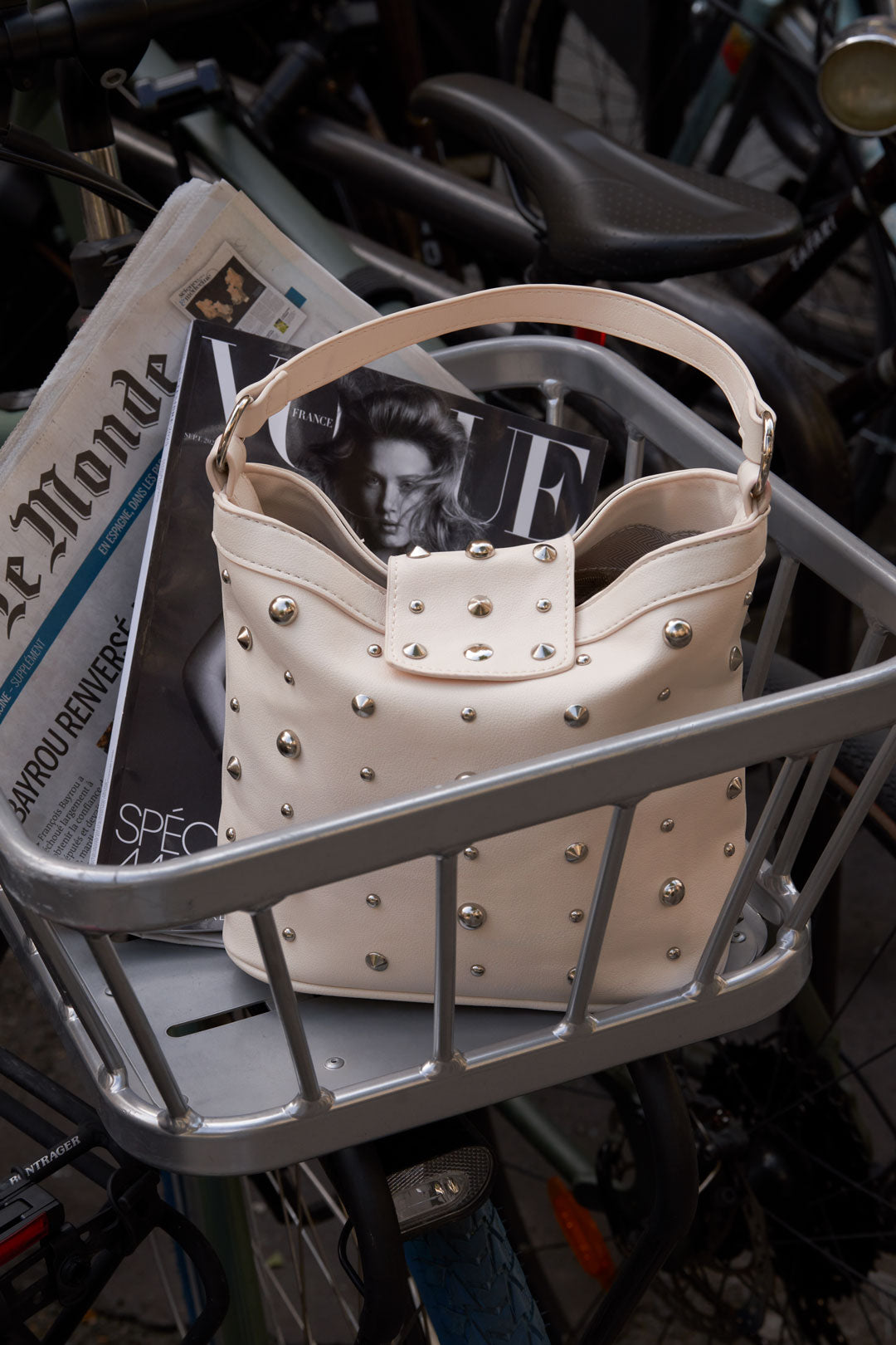 Schultertaschen Geometrisch Punk PU Alltagszubehör