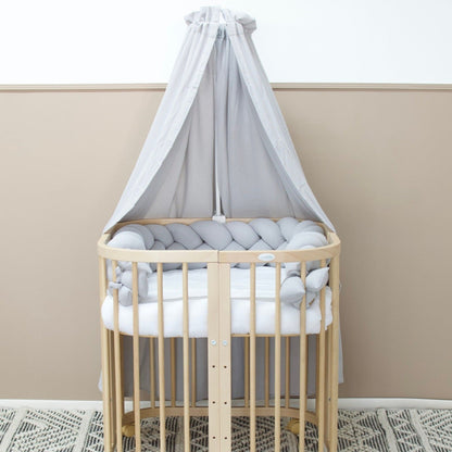 Betthimmel Musselin für Babybett & Kinderzimmer – atmungsaktiv & stilvoll