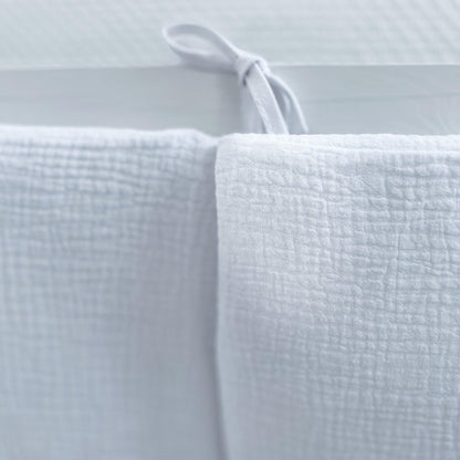 Bettumrandung Musselin für Babybett & Beistellbett – Weich, Sicher & Handgefertigt