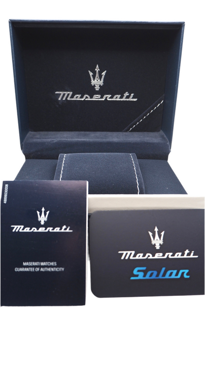 Maserati Successo Solar Herrenuhr 44 mm Limited Edition, Chronograph, R8873645007 Neu