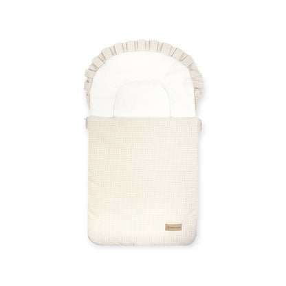 Babyschlafsack Dreamy Baumwolle kariert – Stylischer Ganzjahresschlafsack