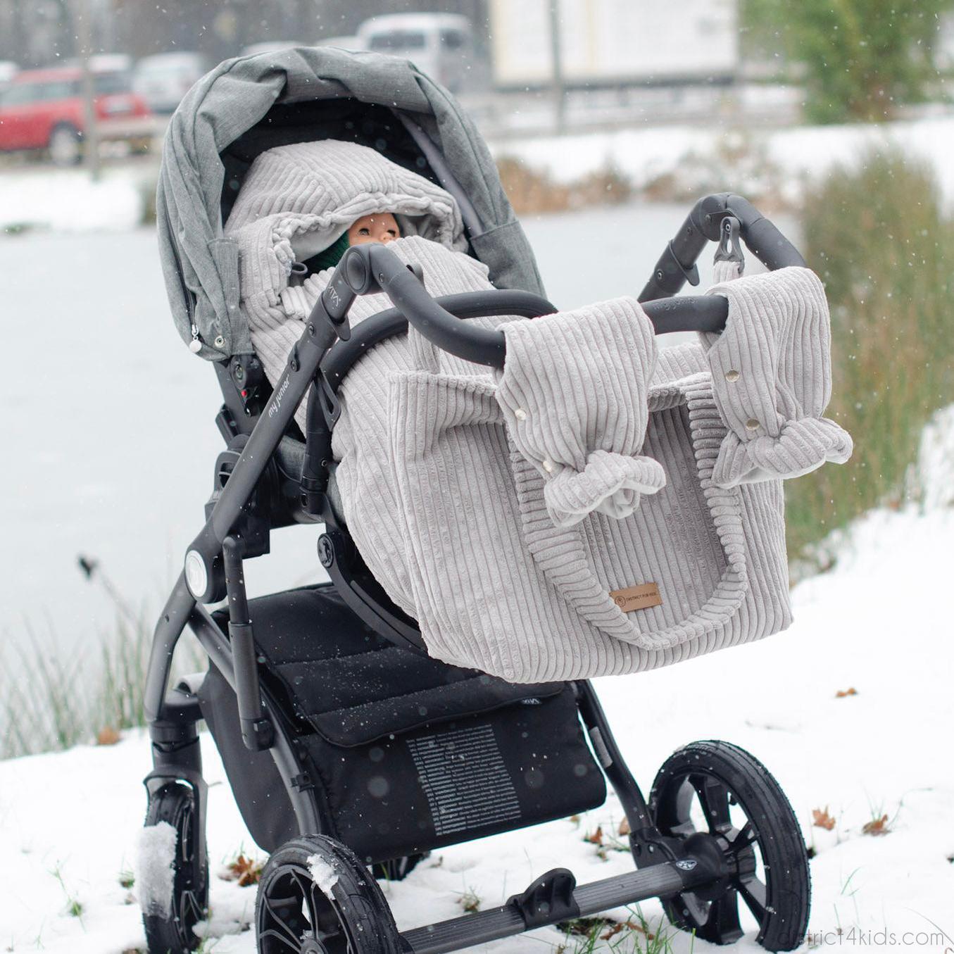Winterfußsack Cord – warm & stylisch für Kinderwagen & Autoschale