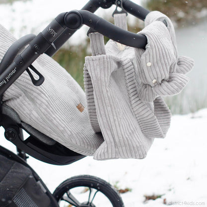 Winterfußsack Cord – warm & stylisch für Kinderwagen & Autoschale