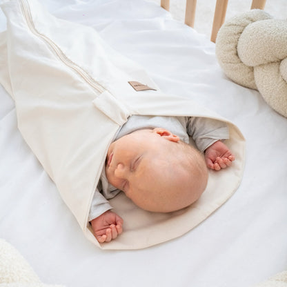 Pucksack Bio-Baumwolle mitwachsend - Ganzjahres Schlafsack für Babys