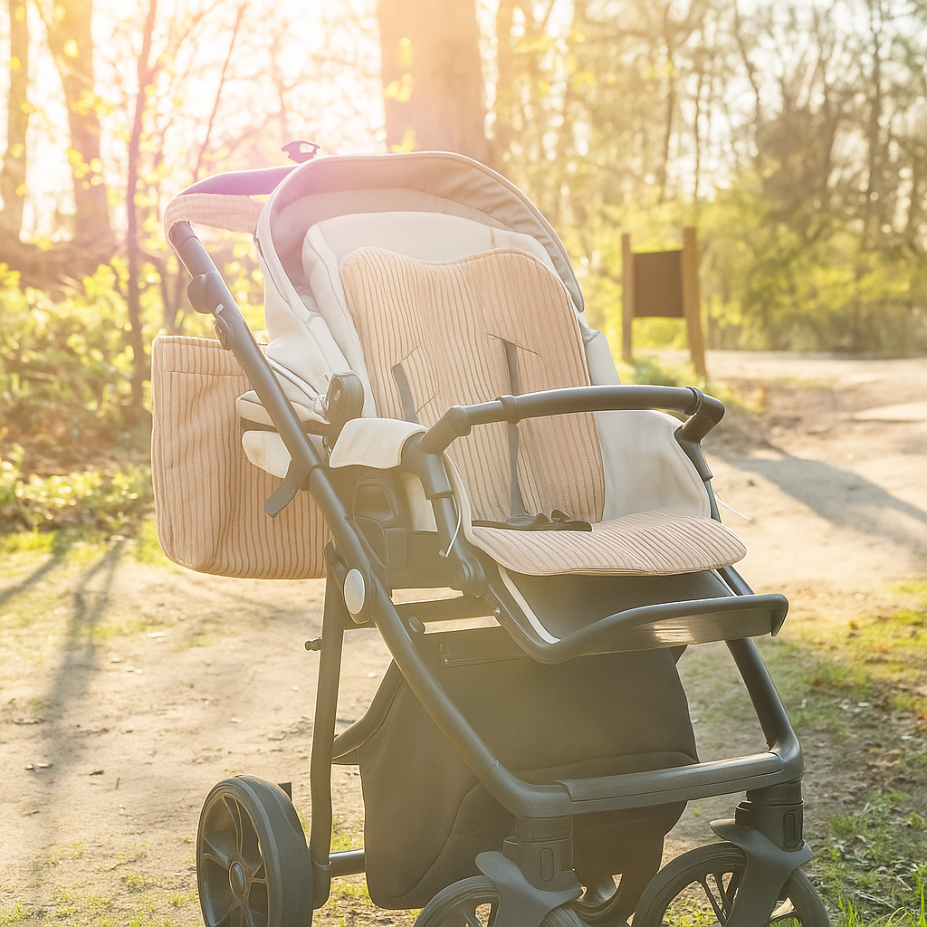 Wickeltasche Cord für den Kinderwagen - Mom bag