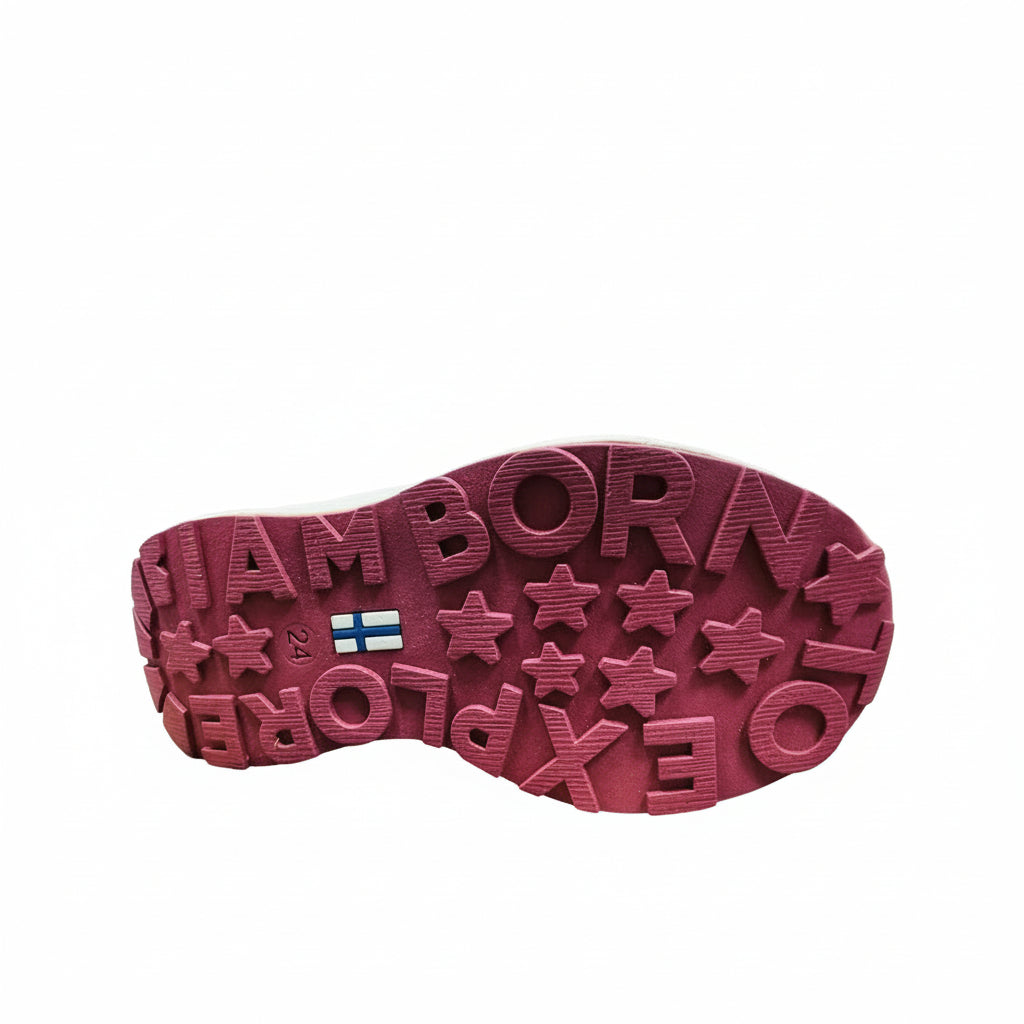 Finkid Sammal Outdoor Kinder Winter Sneakers in Beet