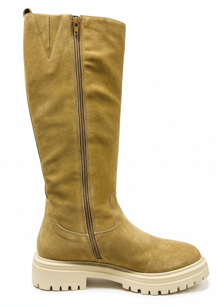 Geox D Iridea C Suede Damen Winter Stiefel