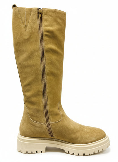 Geox D Iridea C Suede Damen Winter Stiefel