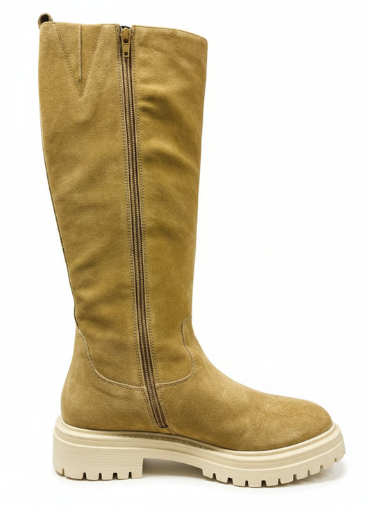 Geox D Iridea C Suede Damen Winter Stiefel