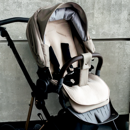 Sitzauflage Musselin für den Kinderwagen - universell passend