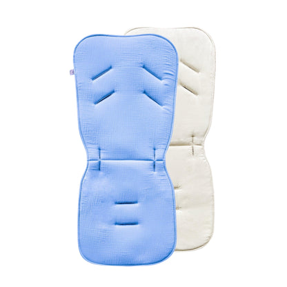 Sitzauflage Musselin für den Kinderwagen - universell passend