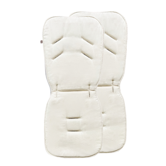 Sitzauflage Bio Baumwolle für den Kinderwagen - universell passend