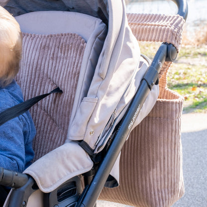 Sitzauflage Cord für den Kinderwagen Cord -universell passend