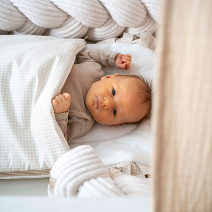 Babyschlafsack Dreamy Baumwolle kariert – Stylischer Ganzjahresschlafsack