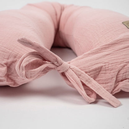 Stillkissen & Schwangerschaftskissen Musselin XXL - ergonomisch & vielseitig