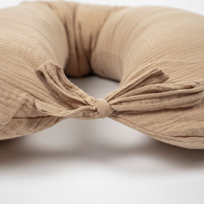 Stillkissen & Schwangerschaftskissen Musselin XXL - ergonomisch & vielseitig