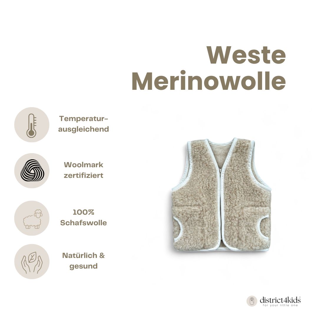 Merinoweste für Kinder – Weich, warm & hypoallergen