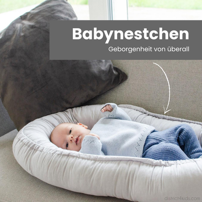 Babynestchen Baumwolle – Kuscheliger Baby-Kokon