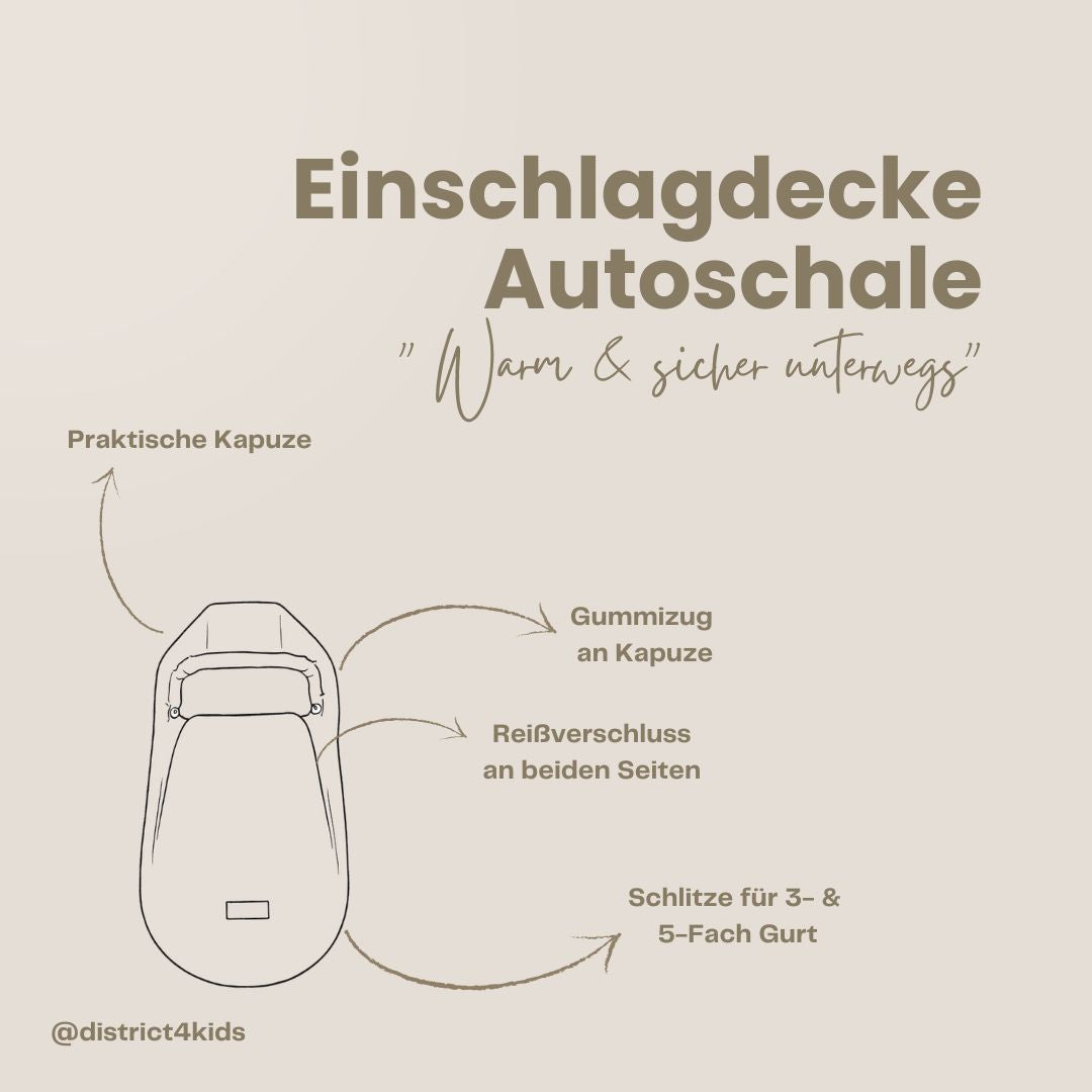Winterfußsack Cord – warm & stylisch für Kinderwagen & Autoschale