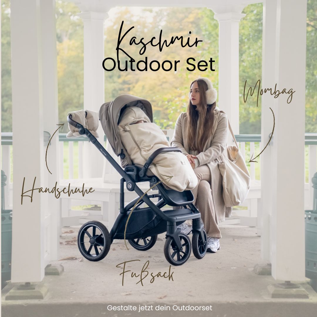 Handschuhe Kaschmir für den Kinderwagen - Handwärmer