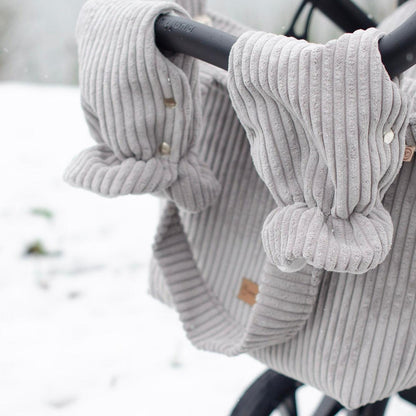 Wickeltasche Cord für den Kinderwagen - Mom bag