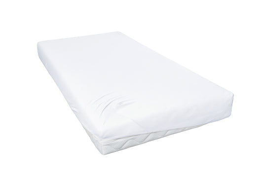 Primera Jersey-Spannbetttuch im weiß 180-200 x 200 cm