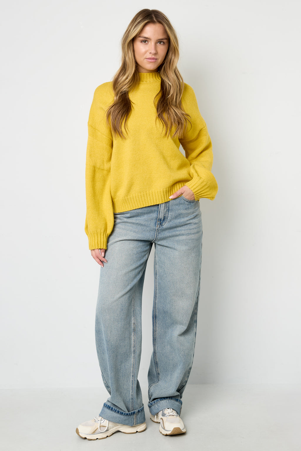 Gestrickte Polyesterfaser Damen Strickpullover Casual Letters