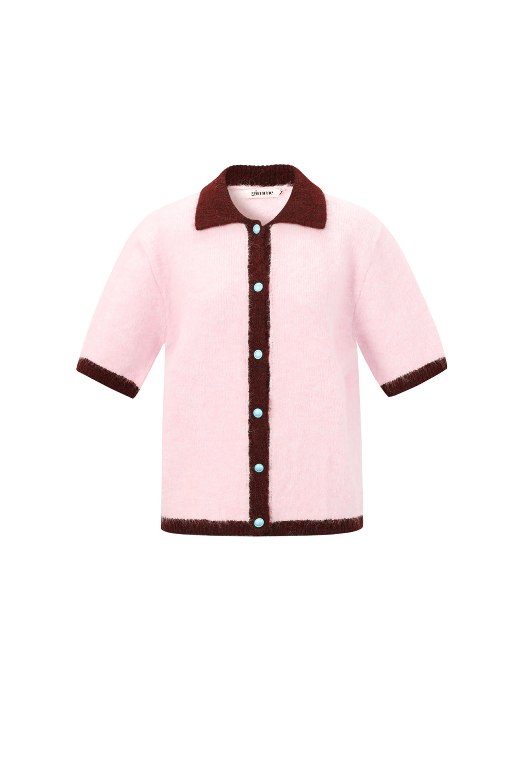 Gestrickte Polyesterfaser Damen Strickjacke Casual Farbkontrast