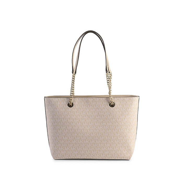 Michael Kors - Michael Kors Mittelgroße Einkaufstasche mit Reißverschluss vorne und Kette 35R3GTTT2V BUFF