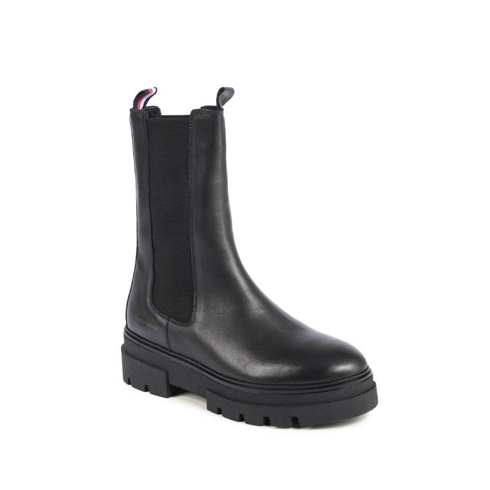Tommy Hilfiger - Tommy Hilfiger Damen Stiefel SCHWARZ FW0FW06730BDS