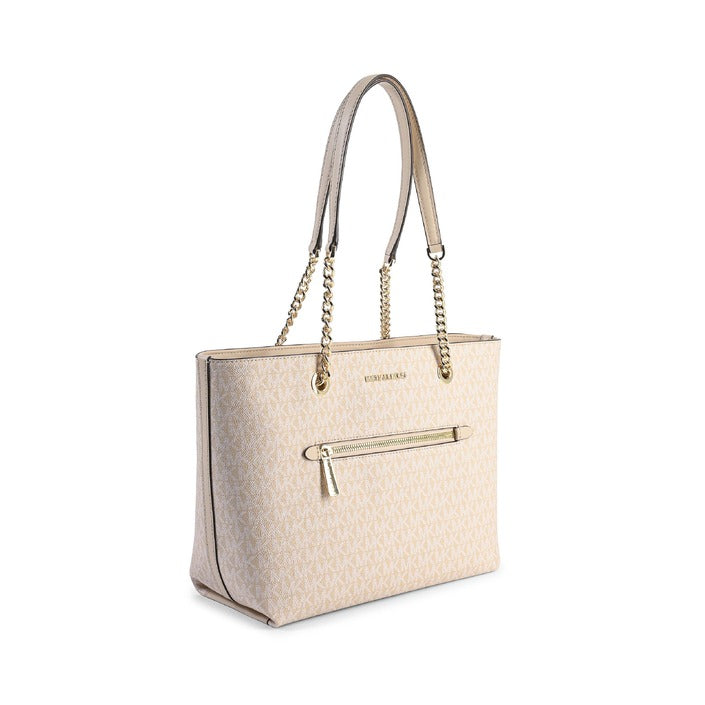 Michael Kors - Michael Kors Mittelgroße Einkaufstasche mit Reißverschluss vorne und Kette 35R3GTTT2V BUFF