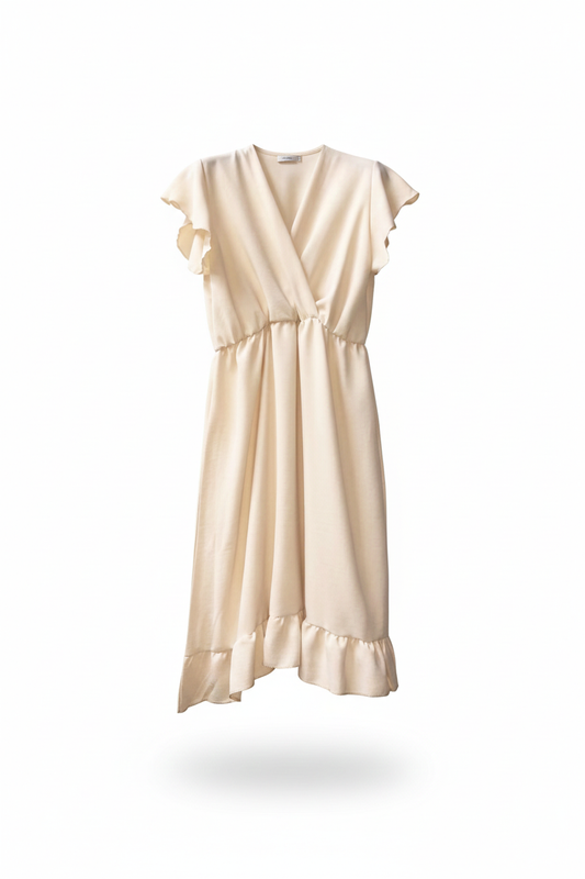 LUCIA Kleid kurz in beige