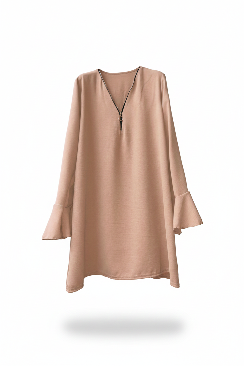 CALI Kleid kurz in bronze