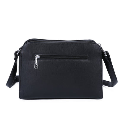 GALLA MIDDLE Handtasche in schwarz