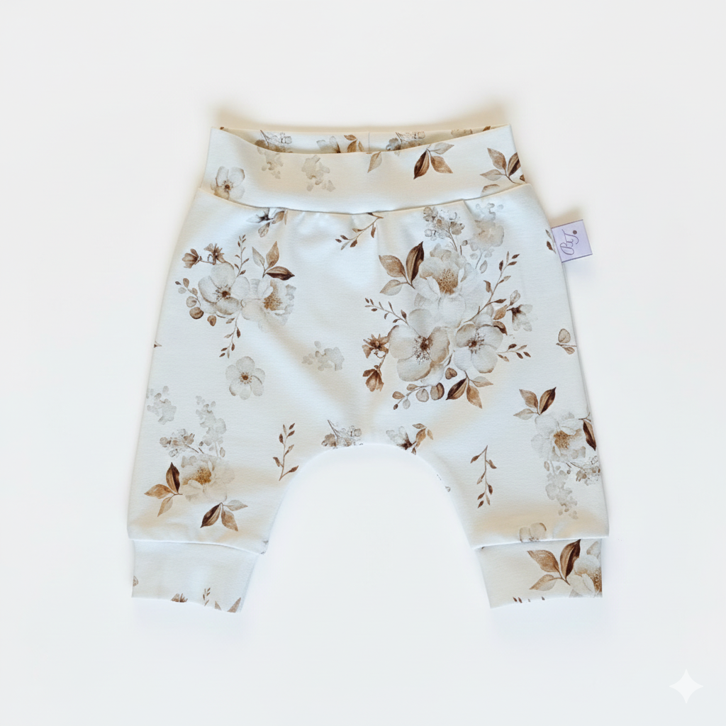 JASMIN Hose in cremefarbe - Handmade