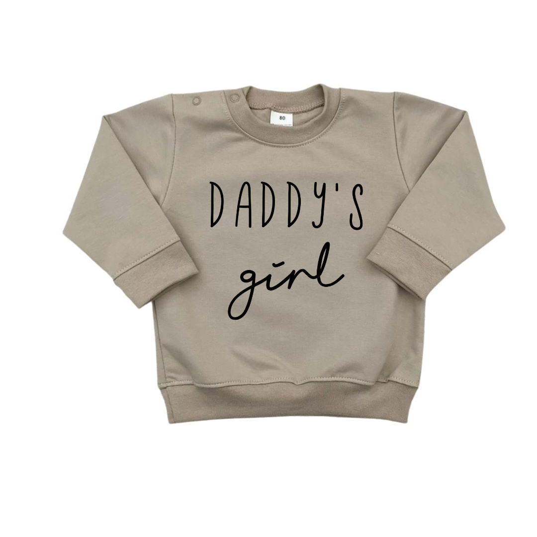 DADDY'S GIRL Pullover in sandfarbe