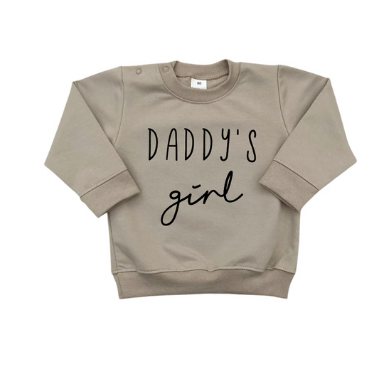 Pullover 'Daddy's Girl' | sandfarbe
