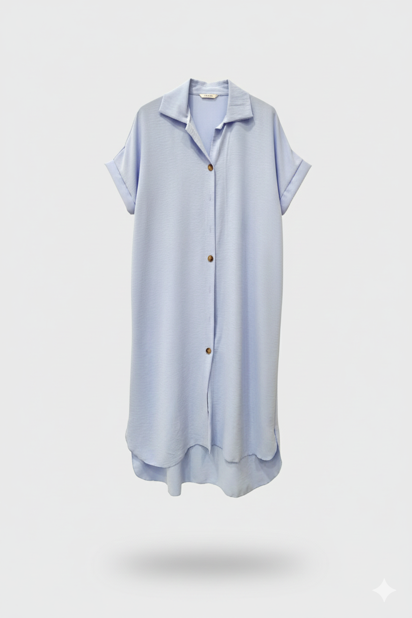 CIELA Midi Kleid in hellblau