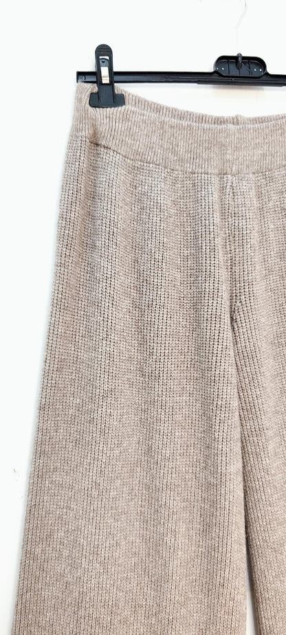 Strickhose in taupe
