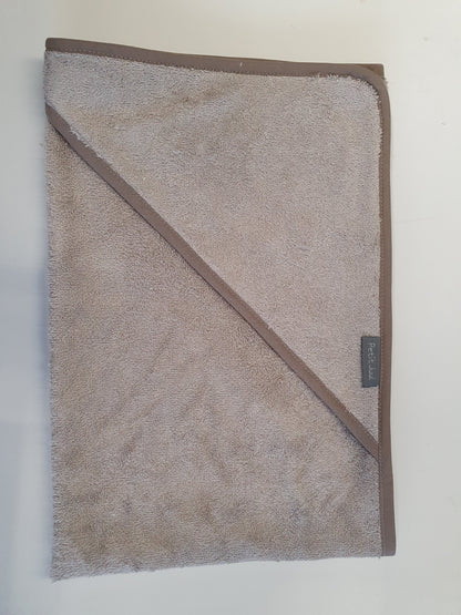 Handtuch Badecape in taupe - Handmade - ALBAY