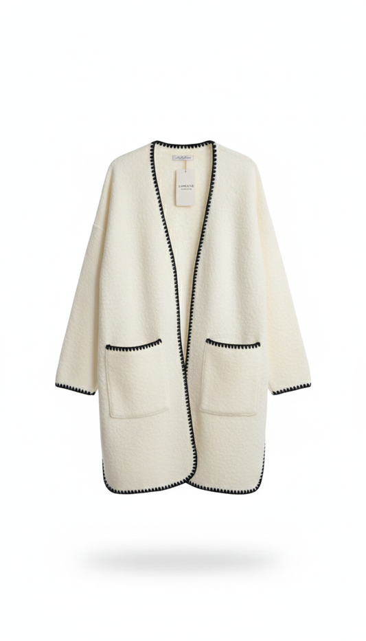 TOSHKA Mantel cremeweiß