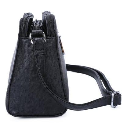 GALLA MIDDLE Handtasche in schwarz