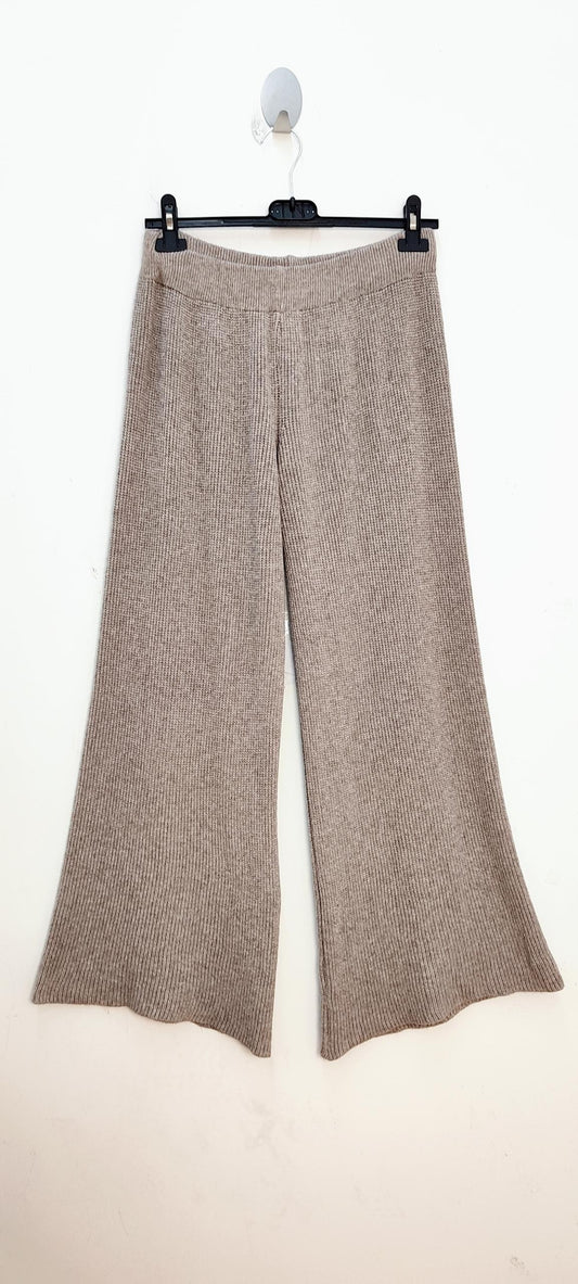 Strickhose in taupe