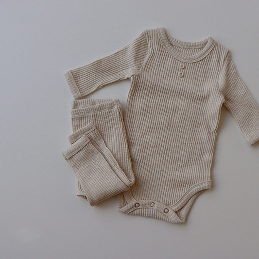 Outfit-Set 'Anna' in beige ~personalisiert~